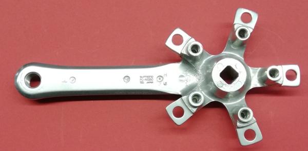 KURBELARM, SHIMANO FC-M350, 175MM, 4-KANT, RECHTS